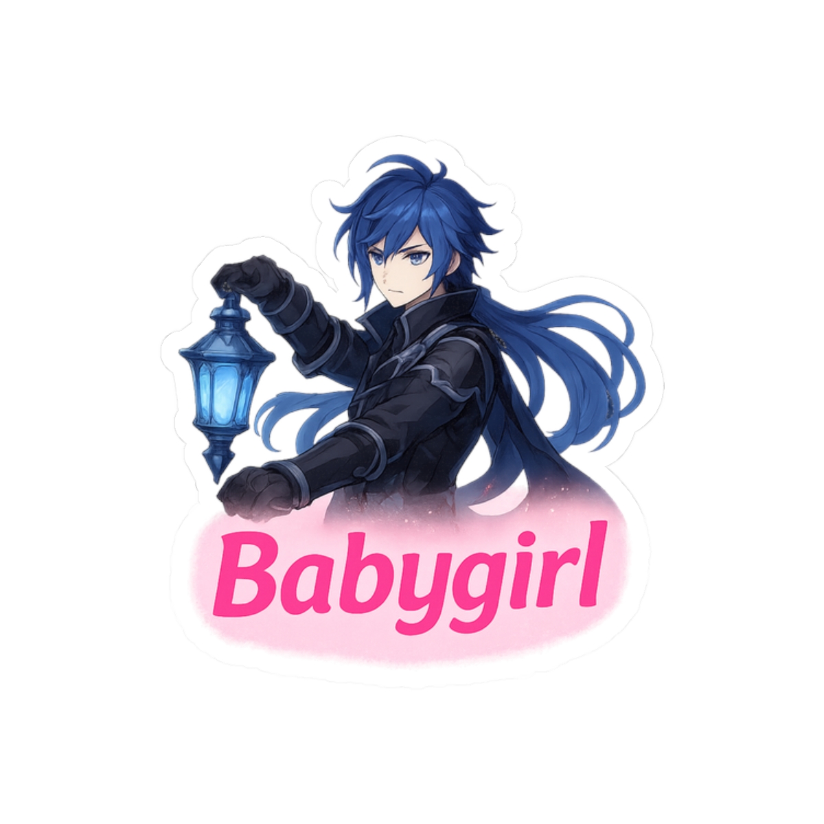 Flins Babygirl Sticker | Cute Vinyl Decal - alternate angle 3, merchandise