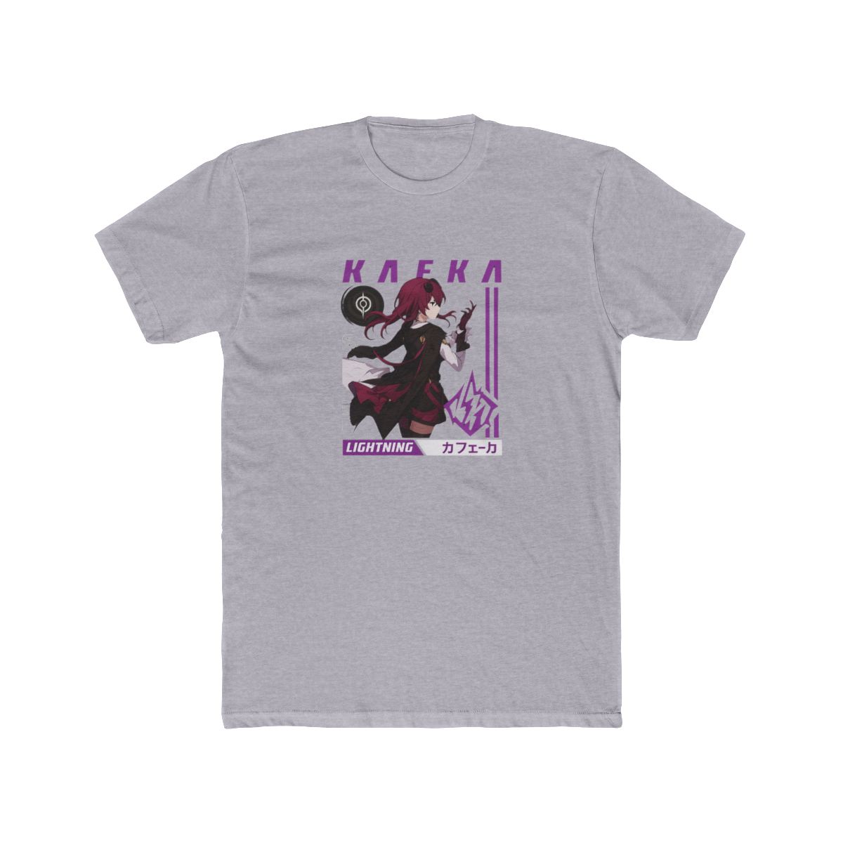 Kaeka Lightning Anime Futuristic Graphic T Shirt - alternate angle 5, merchandise