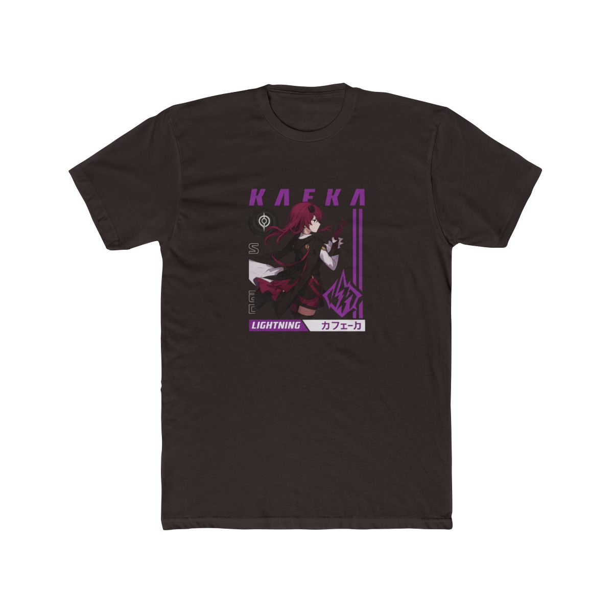 Kaeka Lightning Anime Futuristic Graphic T Shirt - alternate angle 3, merchandise
