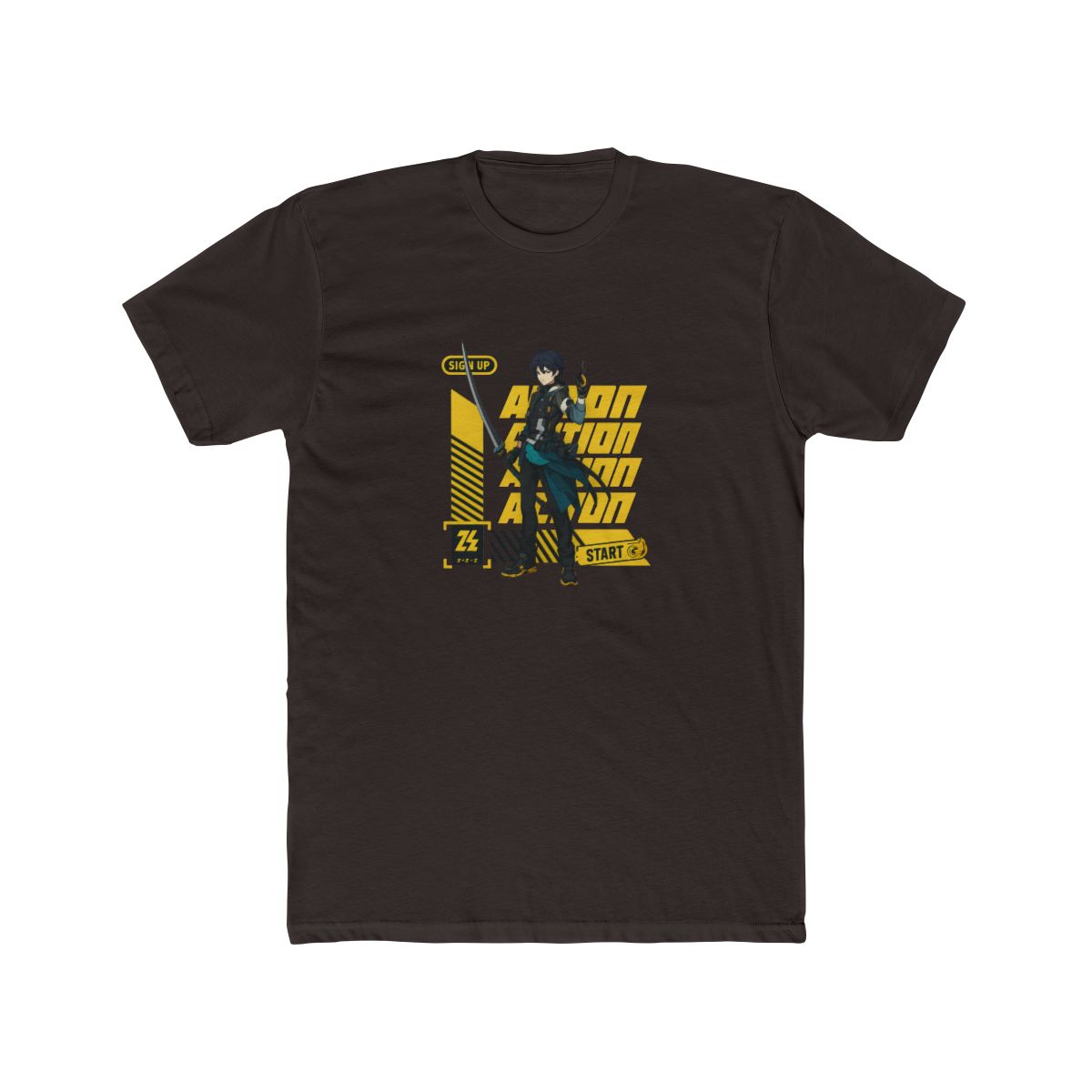 Asaba Harumasa Zenless Zone Zero T Shirt - alternate angle 2, merchandise