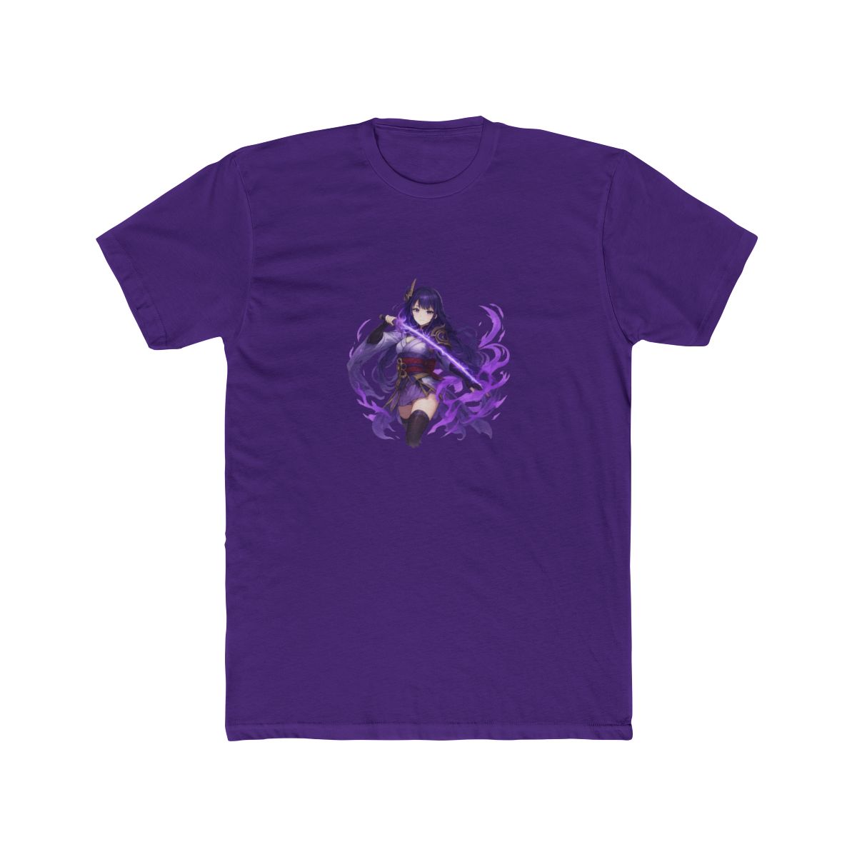 Raiden Shogun Electro Archon Genshin T Shirt - alternate angle 3, merchandise