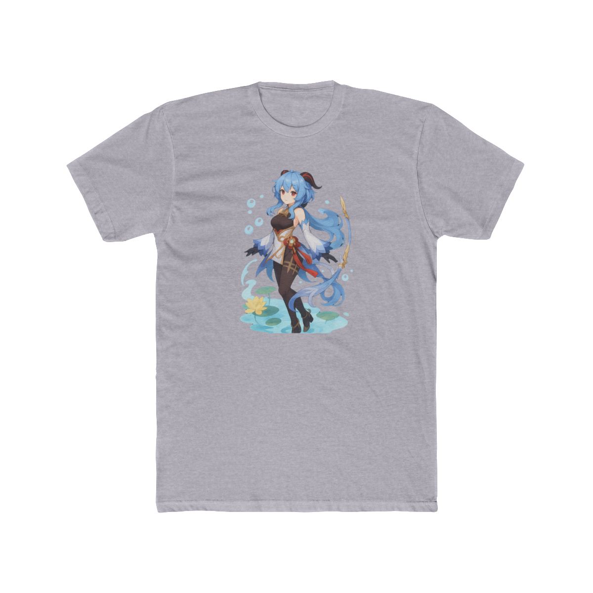 Genshin Impact Ganyu Mystical Anime T Shirt - alternate angle 5, merchandise