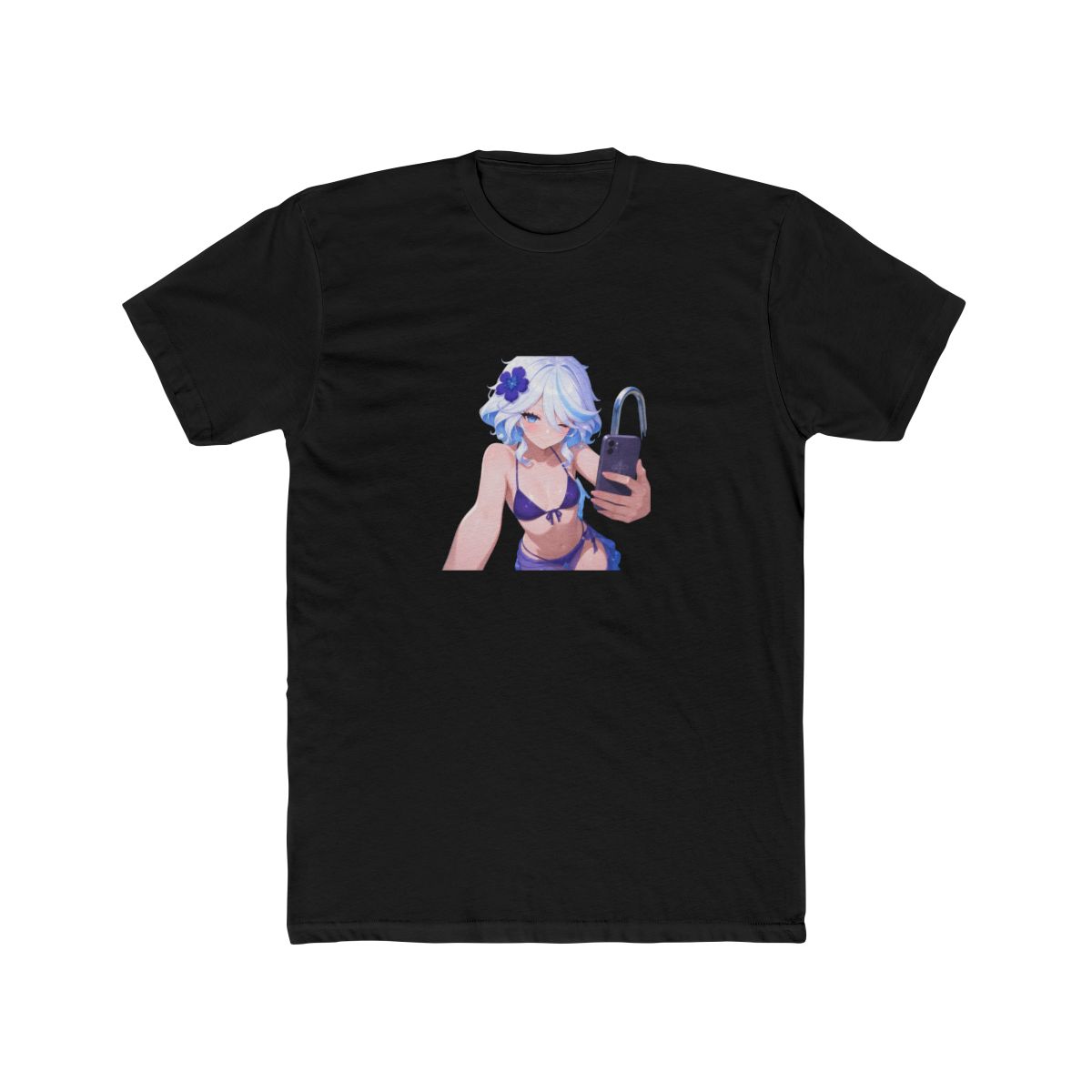 Genshin Impact Furina Bikini Hemp Pouch T Shirt