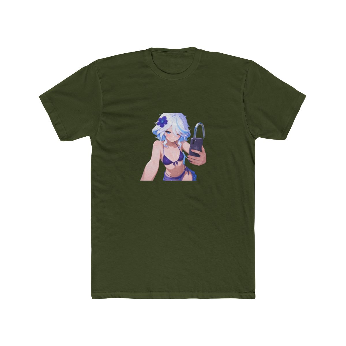 Genshin Impact Furina Bikini Hemp Pouch T Shirt - alternate angle 3, merchandise