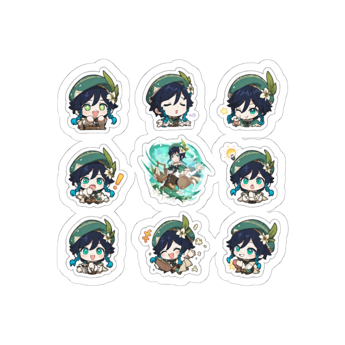 Genshin Impact Venti Stickers