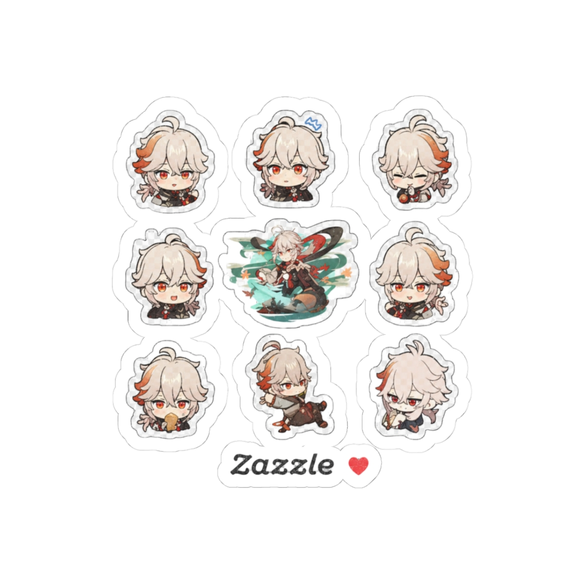 Genshin Impact: Kazuha Kaedehara Stickers