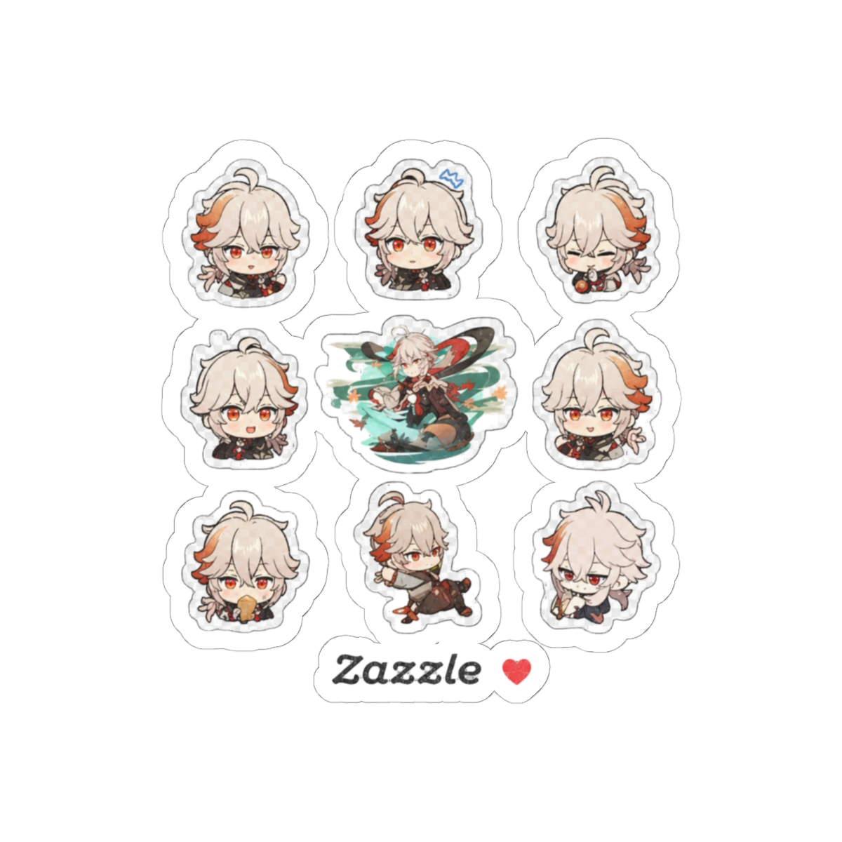 Genshin Impact: Kazuha Kaedehara Stickers