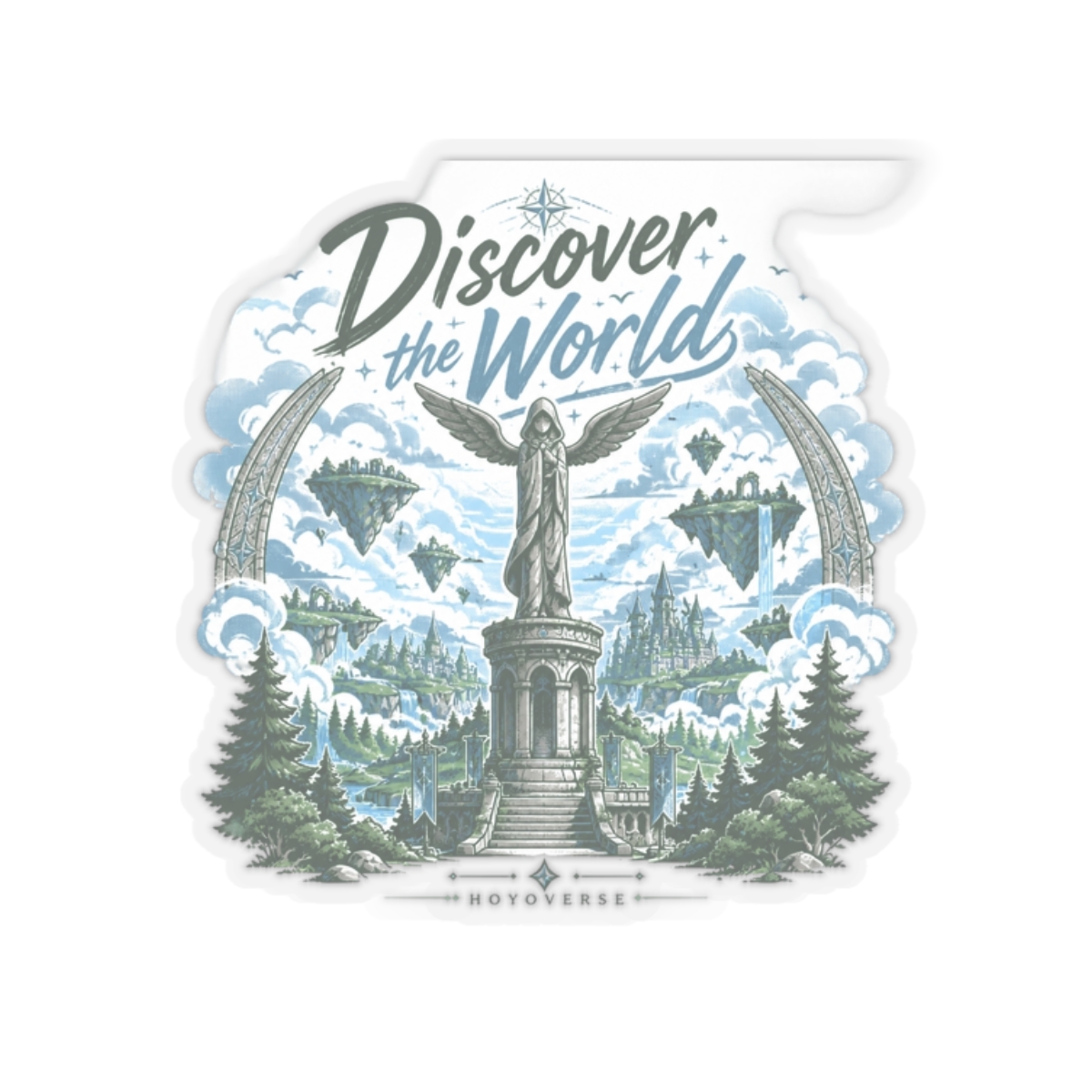 HoYoverse "Discover the World" Sticker