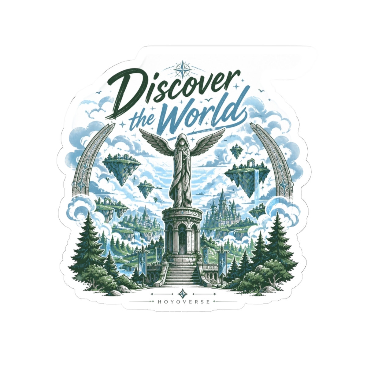 HoYoverse "Discover the World" Sticker